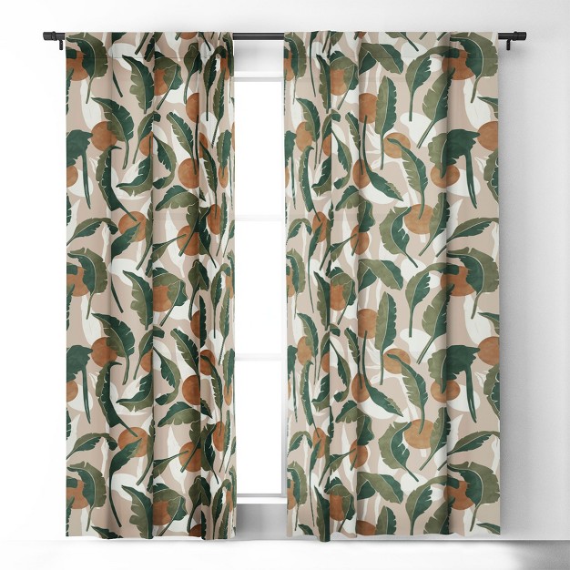 1pc Blackout Window Curtain Panel Deny Designs