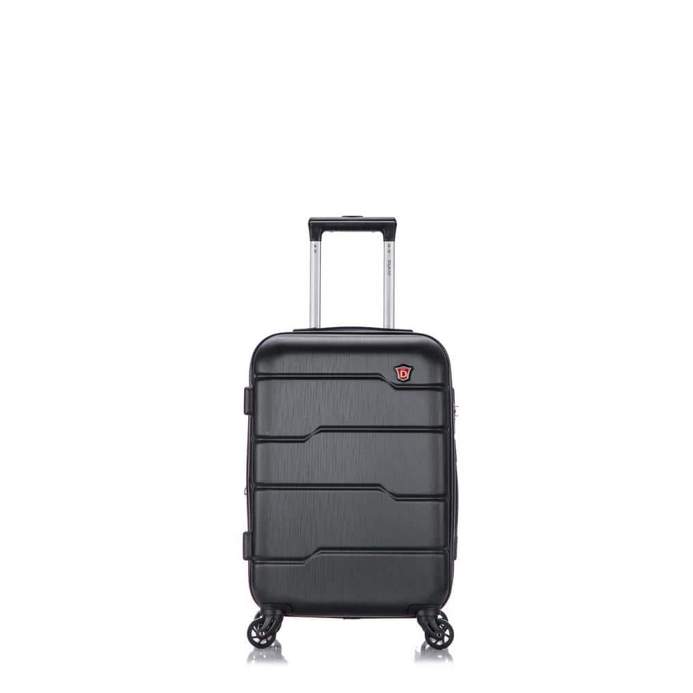 DUKAP Rodez 20 in. Black Lightweight Hardside Spinner Carry-on DKROD00S-BLK