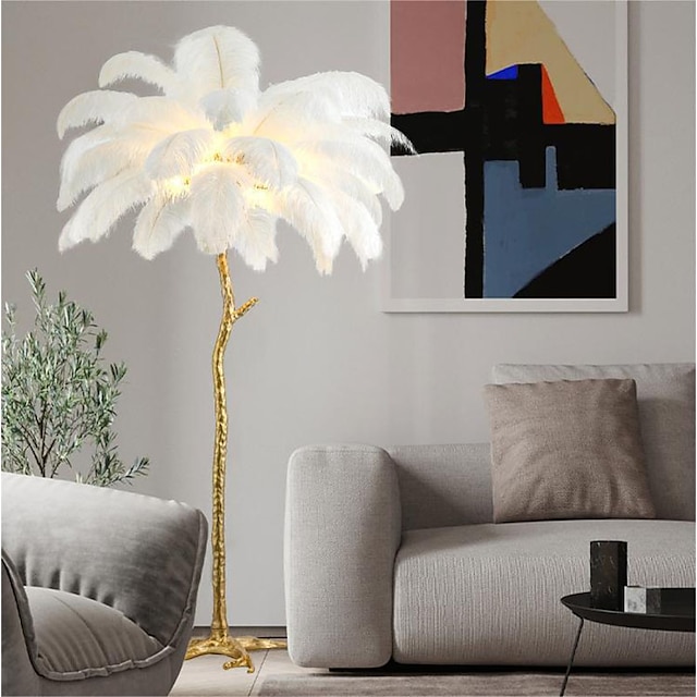 Floor Lamp Modern Contemporary For Indoor / Girls Room Metal 110-120V / 220-240V Eggshell(EG) / Black / White