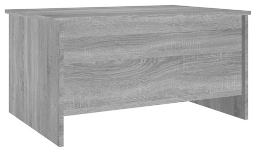 vidaXL Coffee Table Lift Top Accent Sofa End Table Concrete Gray Engineered Wood   Farmhouse   Coffee Tables   by vidaXL LLC  Houzz