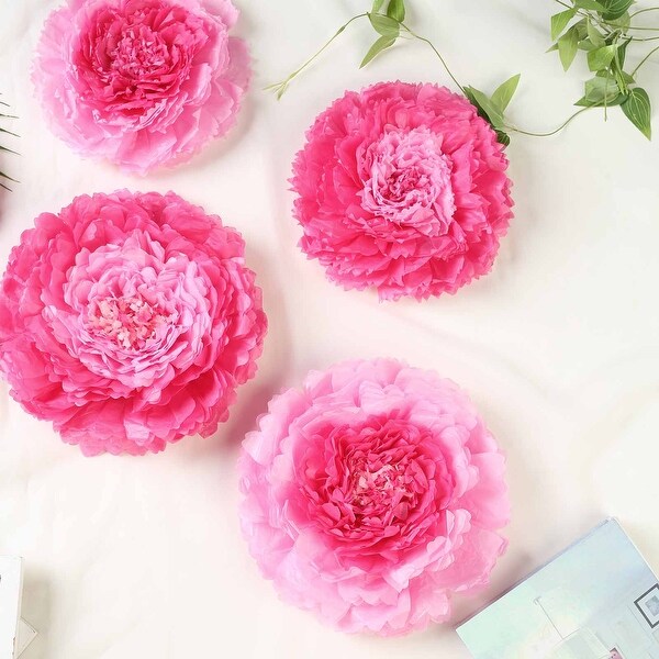 6Pcs Large Carnation Paper Flowers