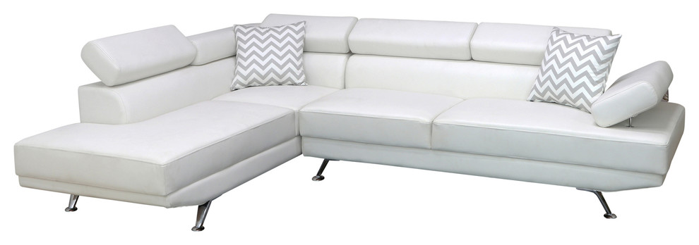 Kensley 2 Piece Sectional Sofa Set   Contemporary   Sectional Sofas   by US Furnishings Express  Houzz