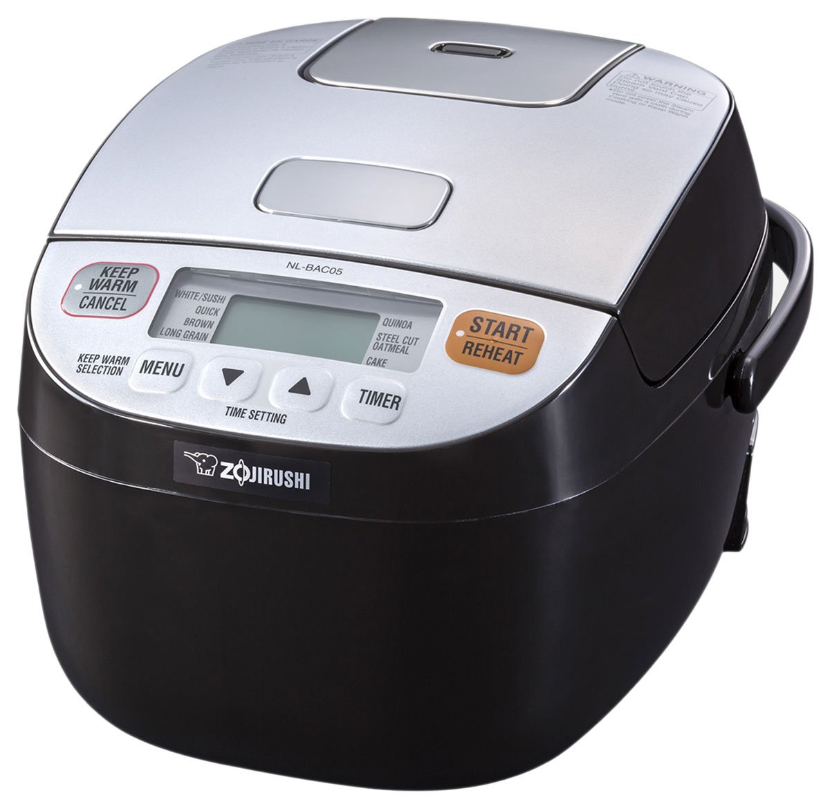 Zojirushi Micom Black/Silver 3 Cup Rice Cooker And Warmer