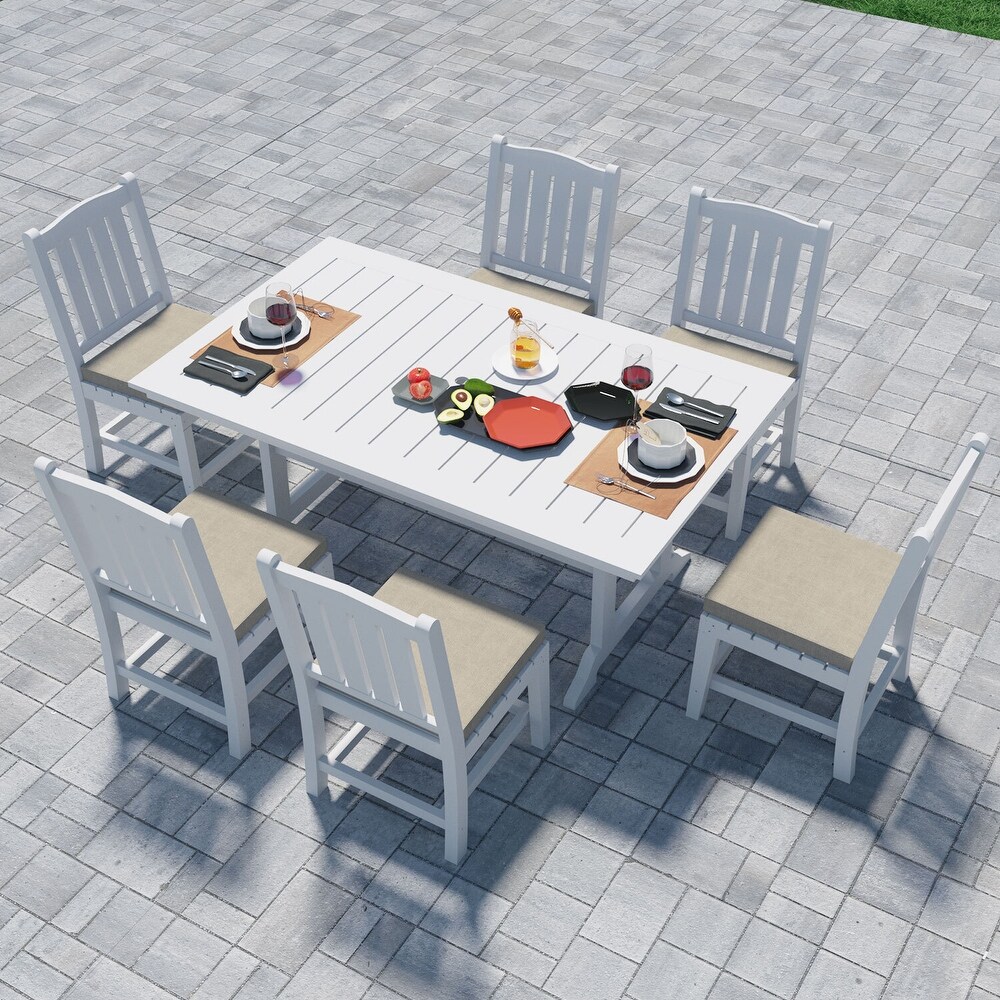 Williamspace HDPE Outdoor Patio Recycled Weather Resistant Dining Set