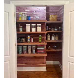 CedarSafe 14 in. x 4 in. with Variable Length Aromatic Cedar Natural Closet Liner Boards 15 sq. ft. FL6015N