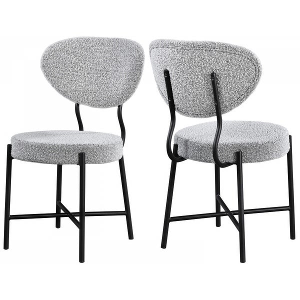 Allure Boucle Fabric Dining Chair