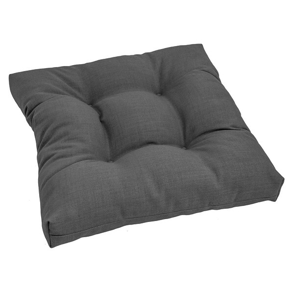 19-inch Square Indoor/Outdoor Tufted Chair Cushion - 19