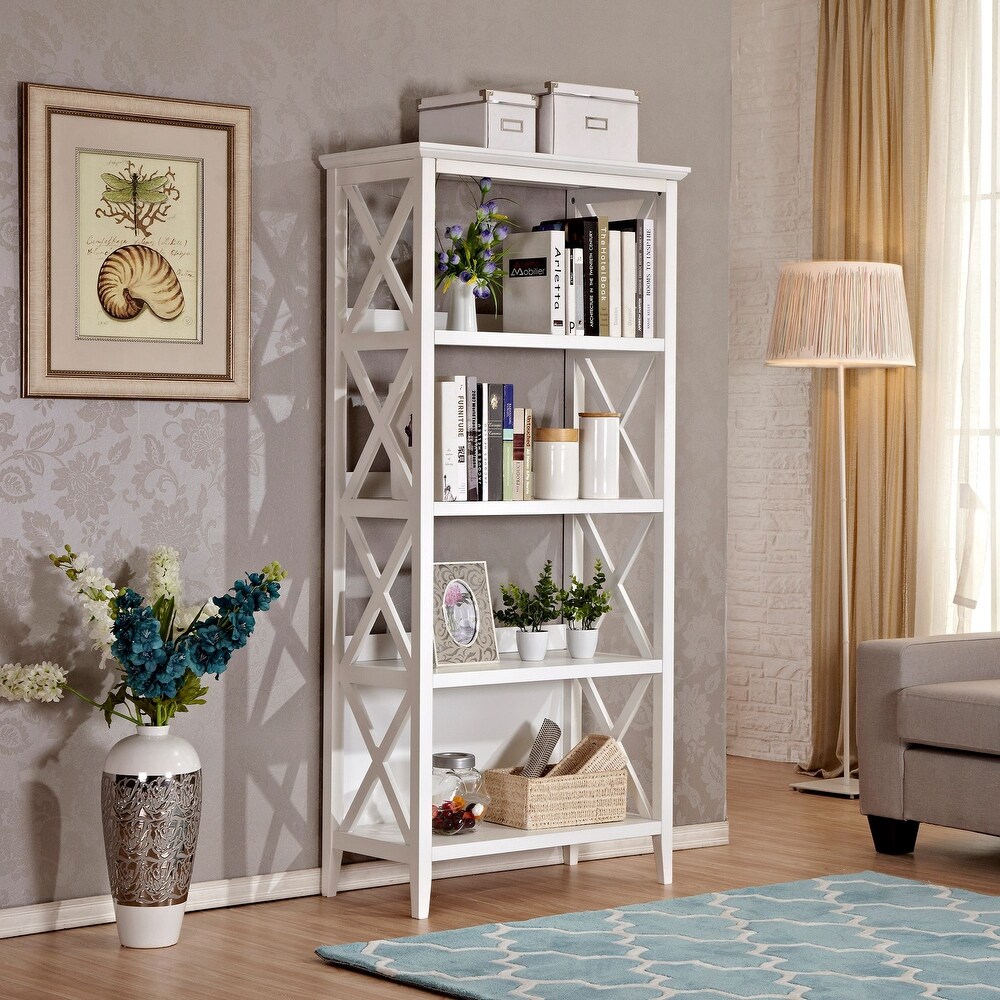 Wood Standard 4 tier Bookcase