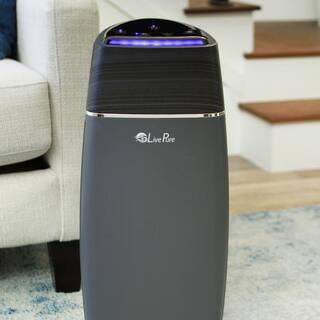 LivePure Sierra Series True HEPA Digital Tall Tower Air Purifier LP260TH-G