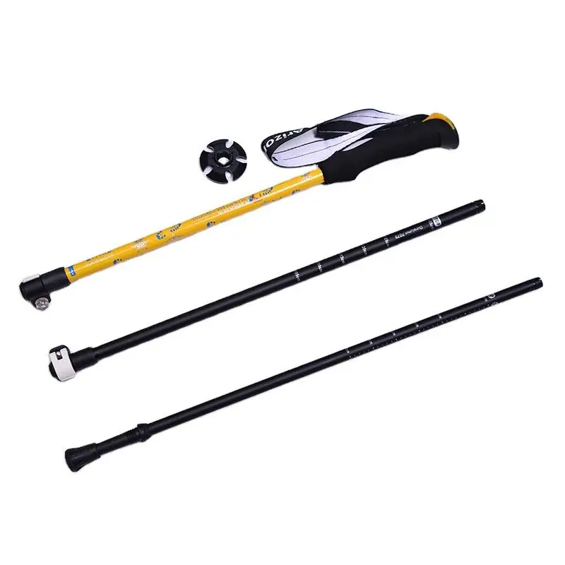 telescopic absorbing aviation speed lock folding shock aluminum alloy Trekking Poles