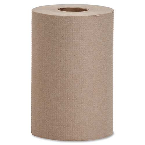 Genuine Joe 22200 Brown Bulk Hardwound Roll Paper Towels | 7 7