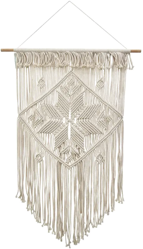 Off White Macrame Wall Decor