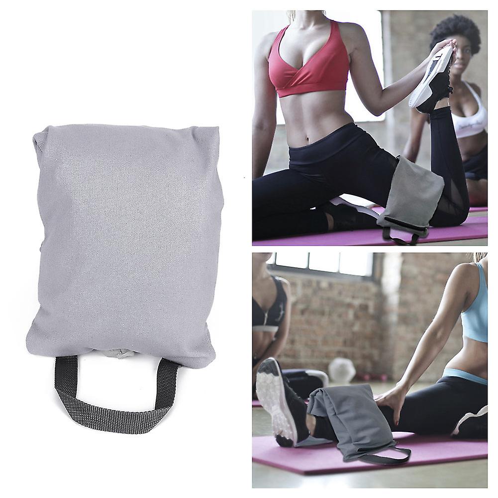 Durable Weightlifting Sandbag Fitness Training Thin Arm Yoga Storage Bag Fillable Accessoryyoga Bag Gray