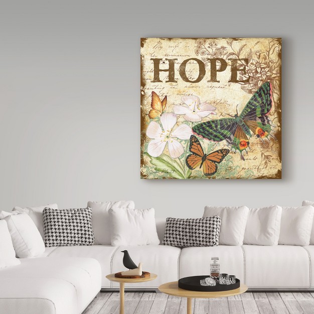 Trademark Fine Art jean Plout x27 inspirational Butterflies Hope x27 Canvas Art