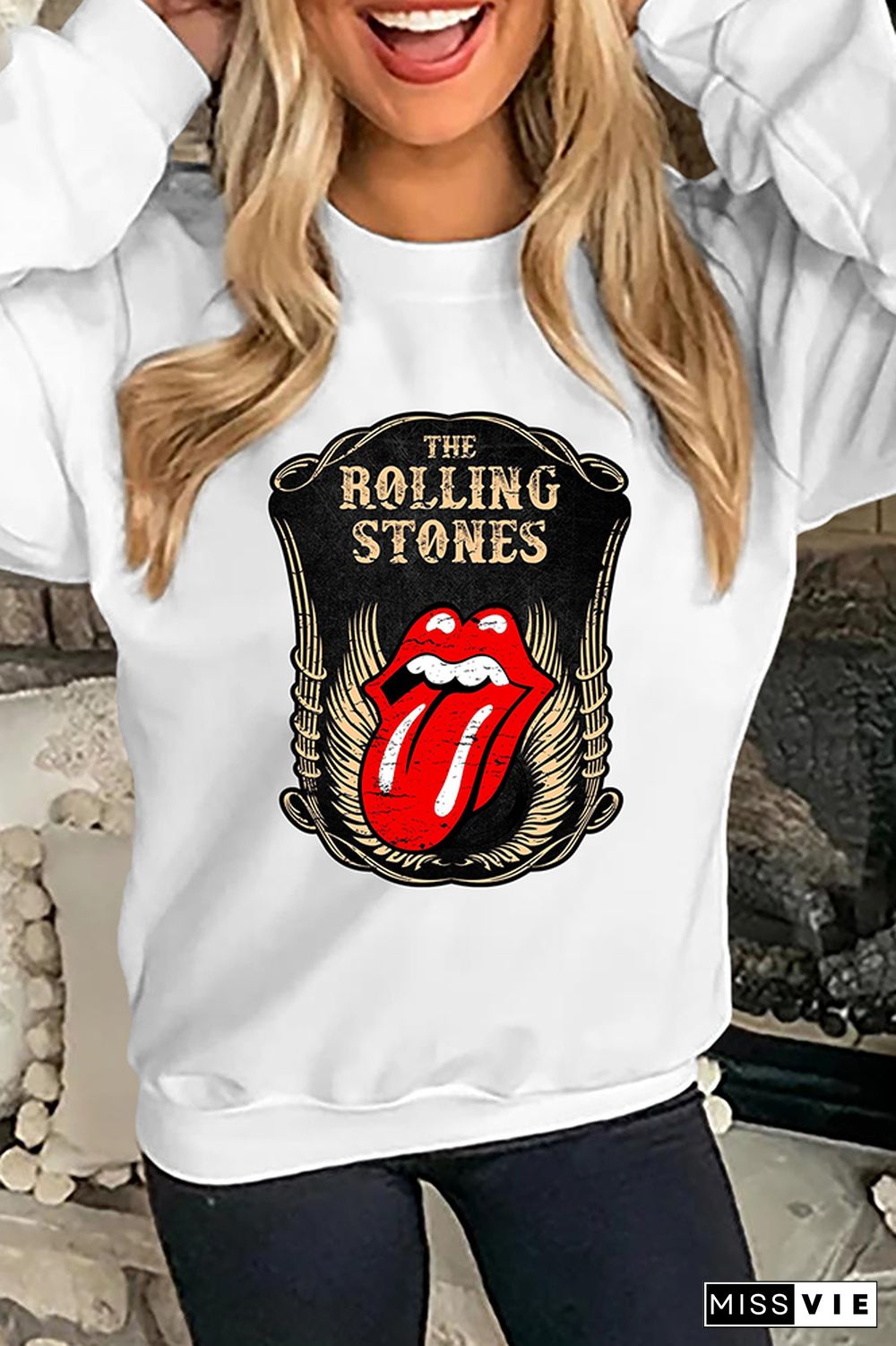 Rolling Stones Longsleeve Sweatshirt Wholesale