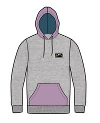 Alp Recycled Cotton Hoodie - Grey Marl