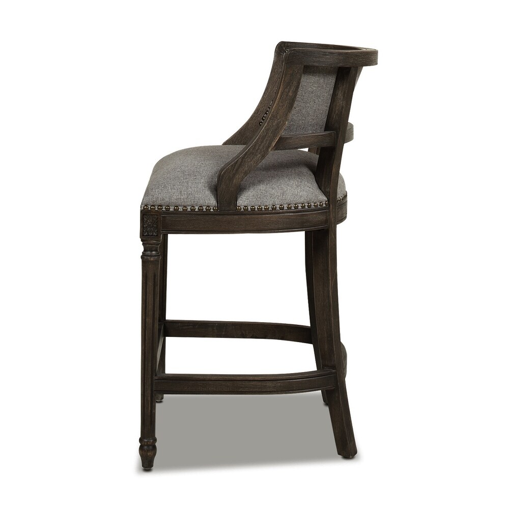 Paris Farmhouse Counter and Bar Stool with Backrest