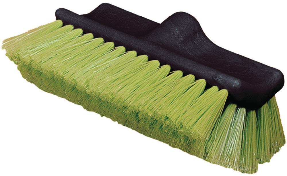 Flo-Thru Dual Surface Wash Brush with Nylex Bristles 10 ; Green ;