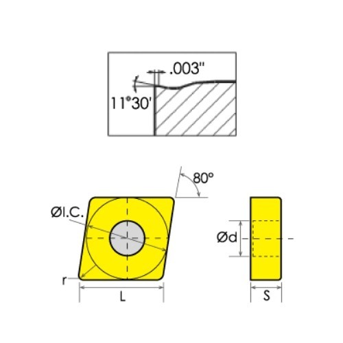 ABS Import Tools CNMG 431 DF BLACK DIAMOND COATED ...