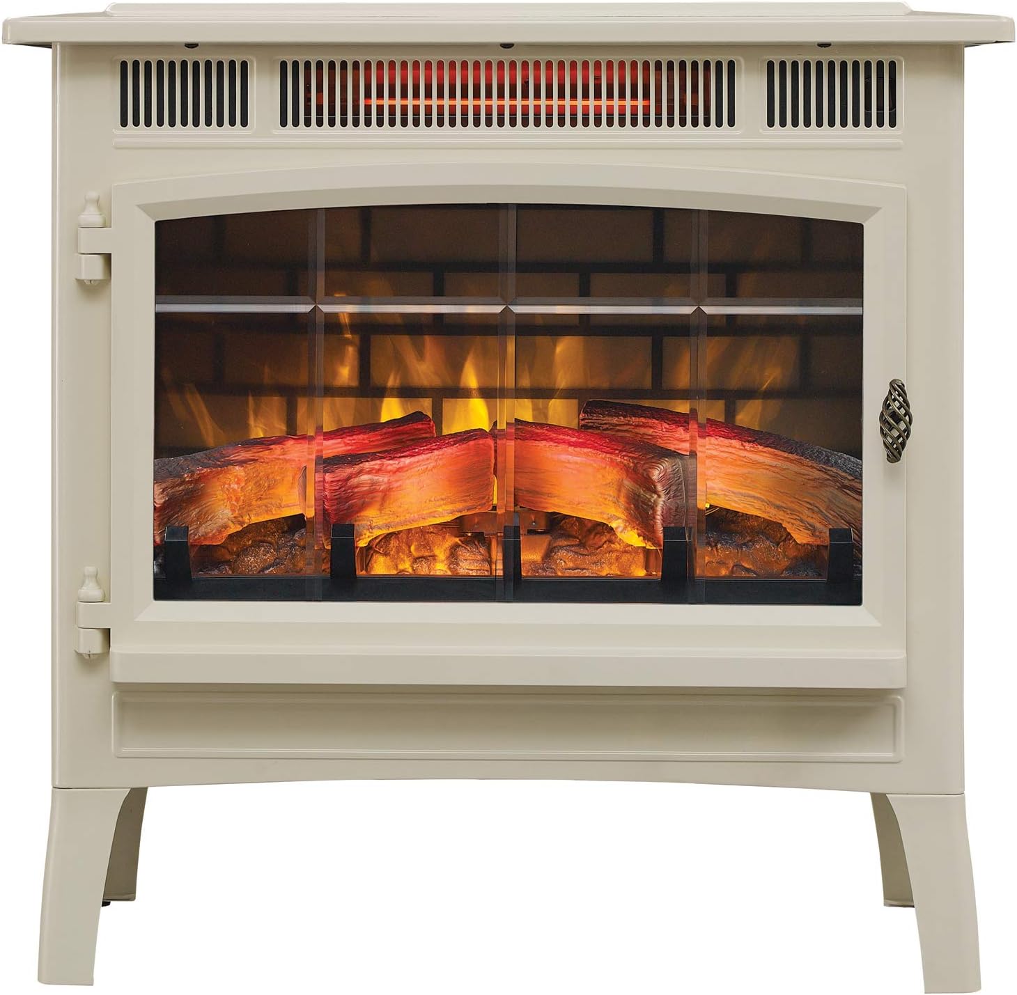 💝Last Day 70% Off✨ Electric Infrared Quartz Fireplace Stove with 3D Flame Effect