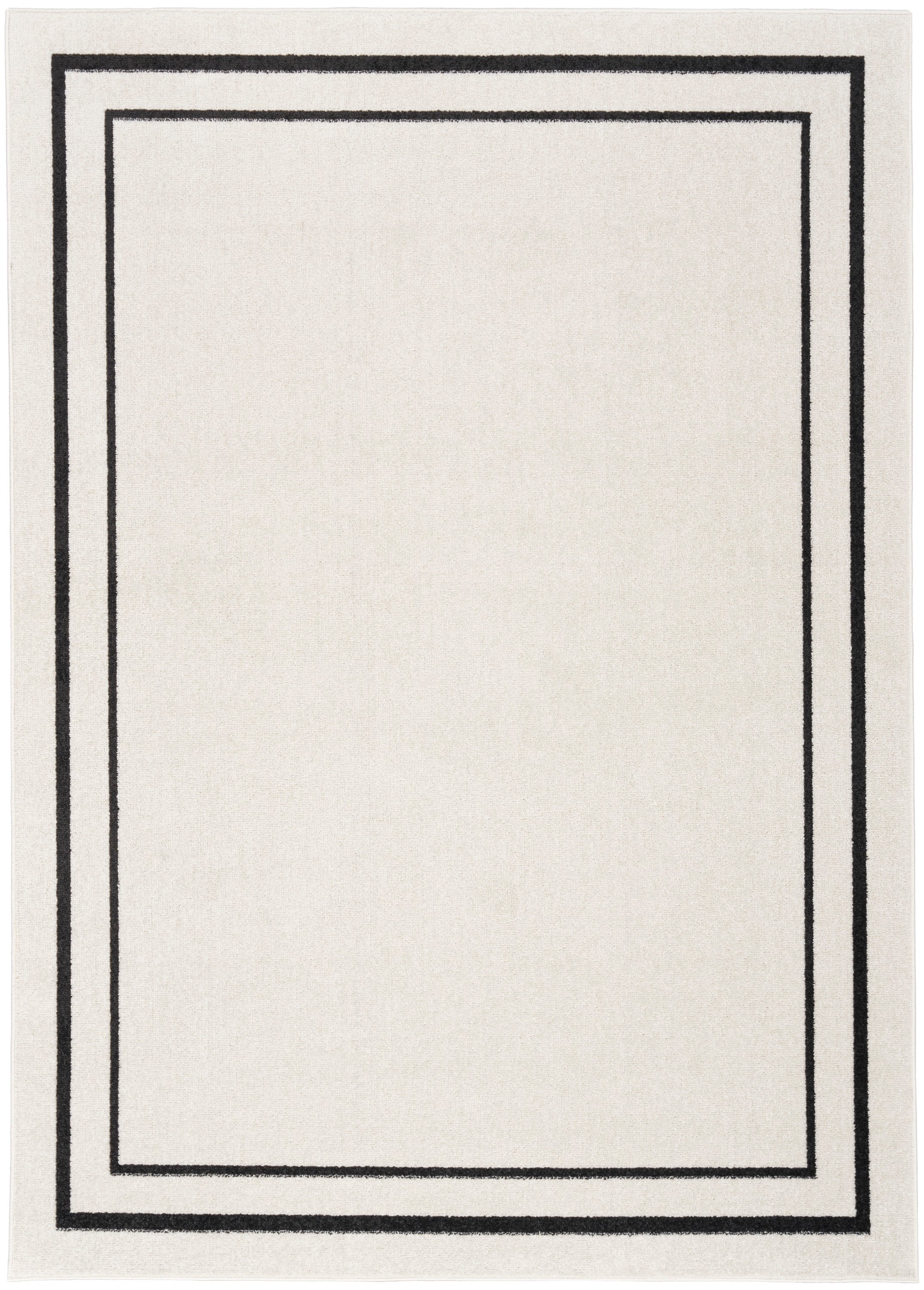 Nourison Essentials Ivory/Black Rug