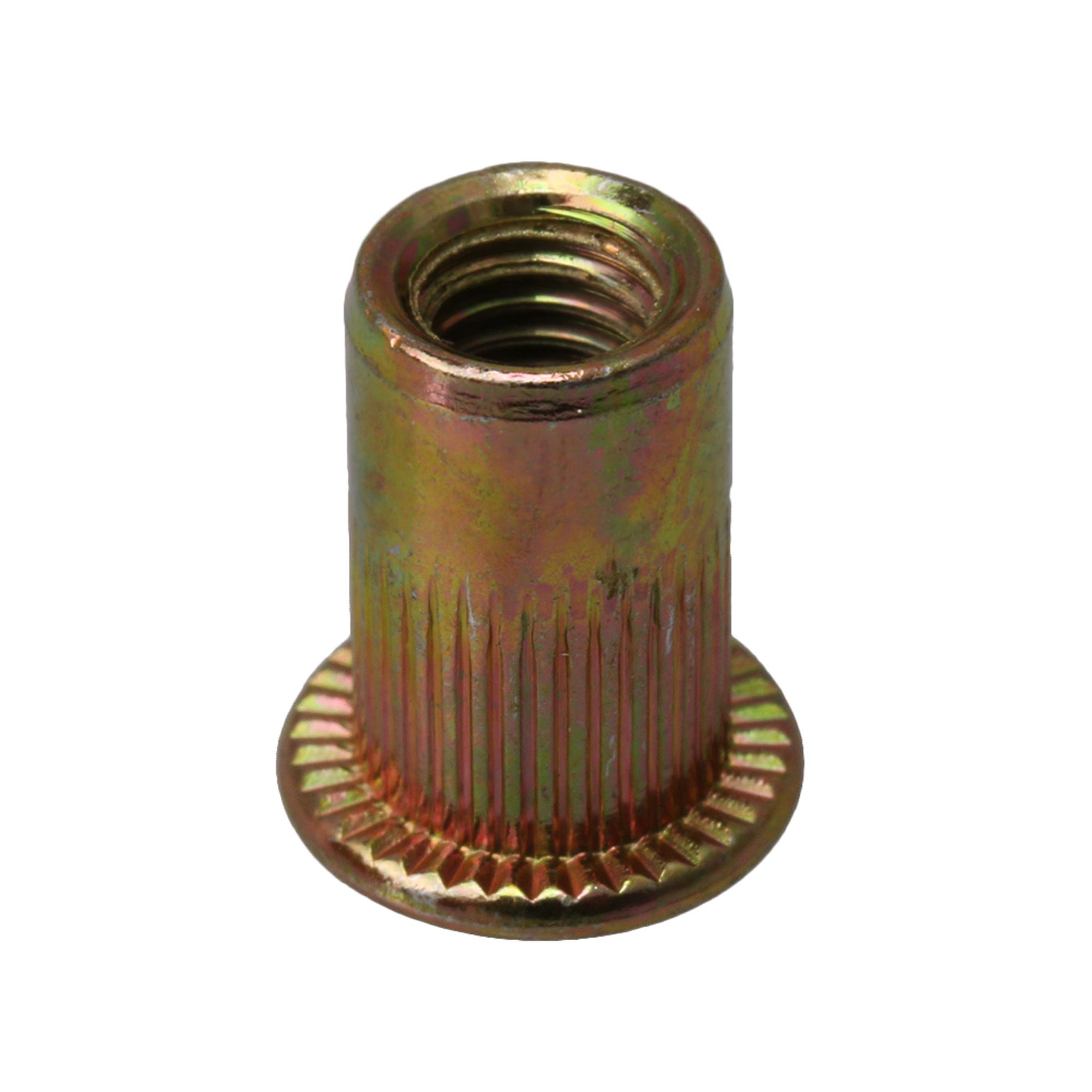 M6 Thread Instruments Furniture Flat Head Rivet Nut