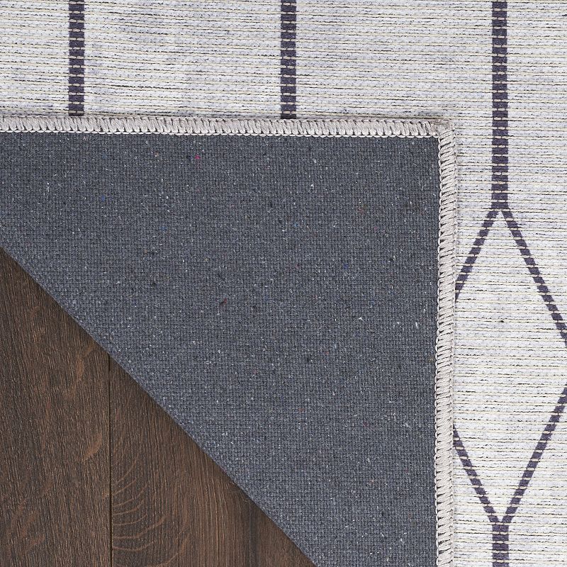 Nicole Curtis Series 1 Modern Geometric Washable Indoor Area Rug