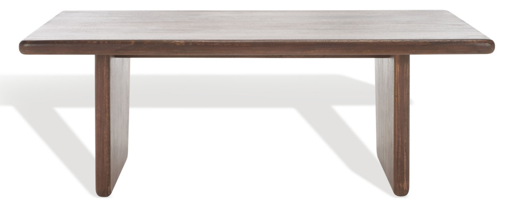 Safavieh Couture Felicity Wood Coffee Table Walnut   Modern   Coffee Tables   by Safavieh  Houzz