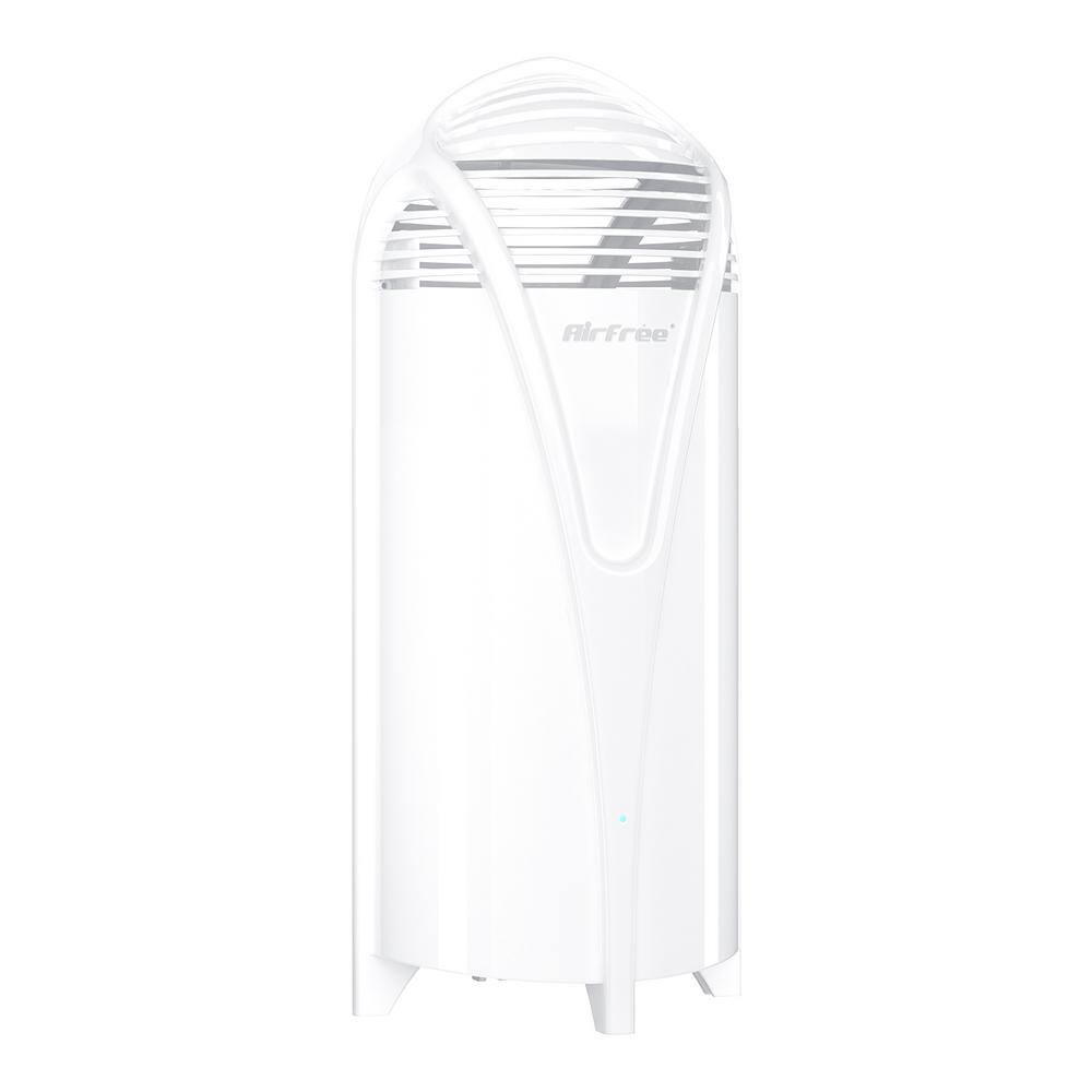 AirFree 180 sq. ft. Filter-Free Technology Patented Thermodynamic TSS Air Purifier White Destroys Mold Silent Operation T800