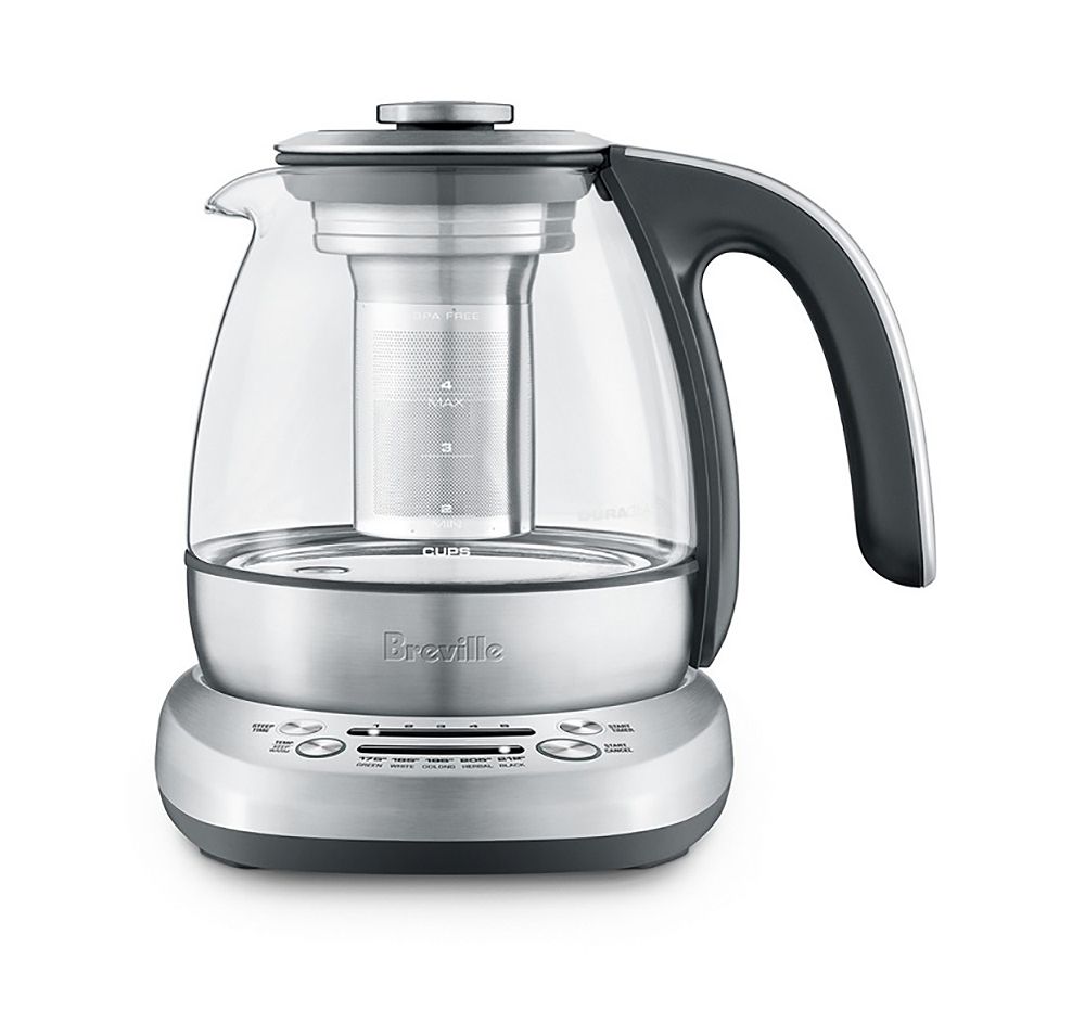 Breville Smart Tea Infuser Compact Silver Tea Maker