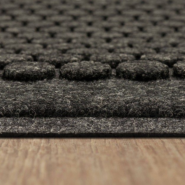 Impressions Dots Doormat Black Mohawk