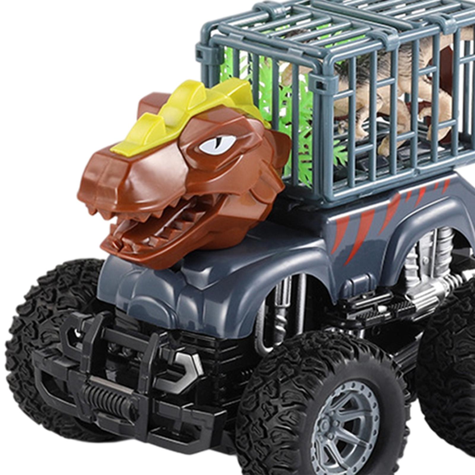 Kids Large Dinosaur Car Truck Engineering Transport s Carrier Vehicle Toys Dinosaur Children Christmas Gift - Tyrannosaurus Rex， 13x10.5x11.5cm