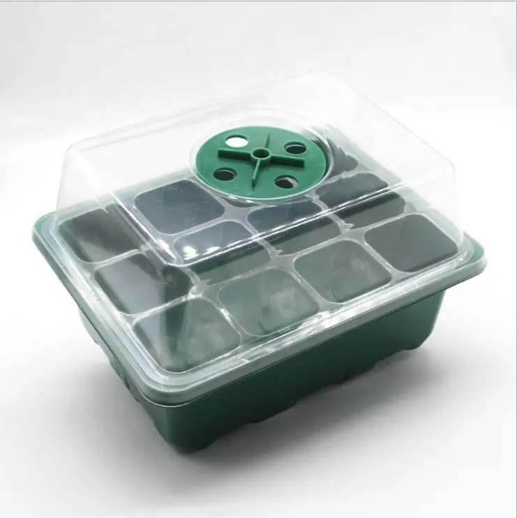 Seed Incubator Tray Set Plant Starter Kit 6/12 hole Seedling Box with Lid Seedling Trays Seed Starter Box Gardening Supplies