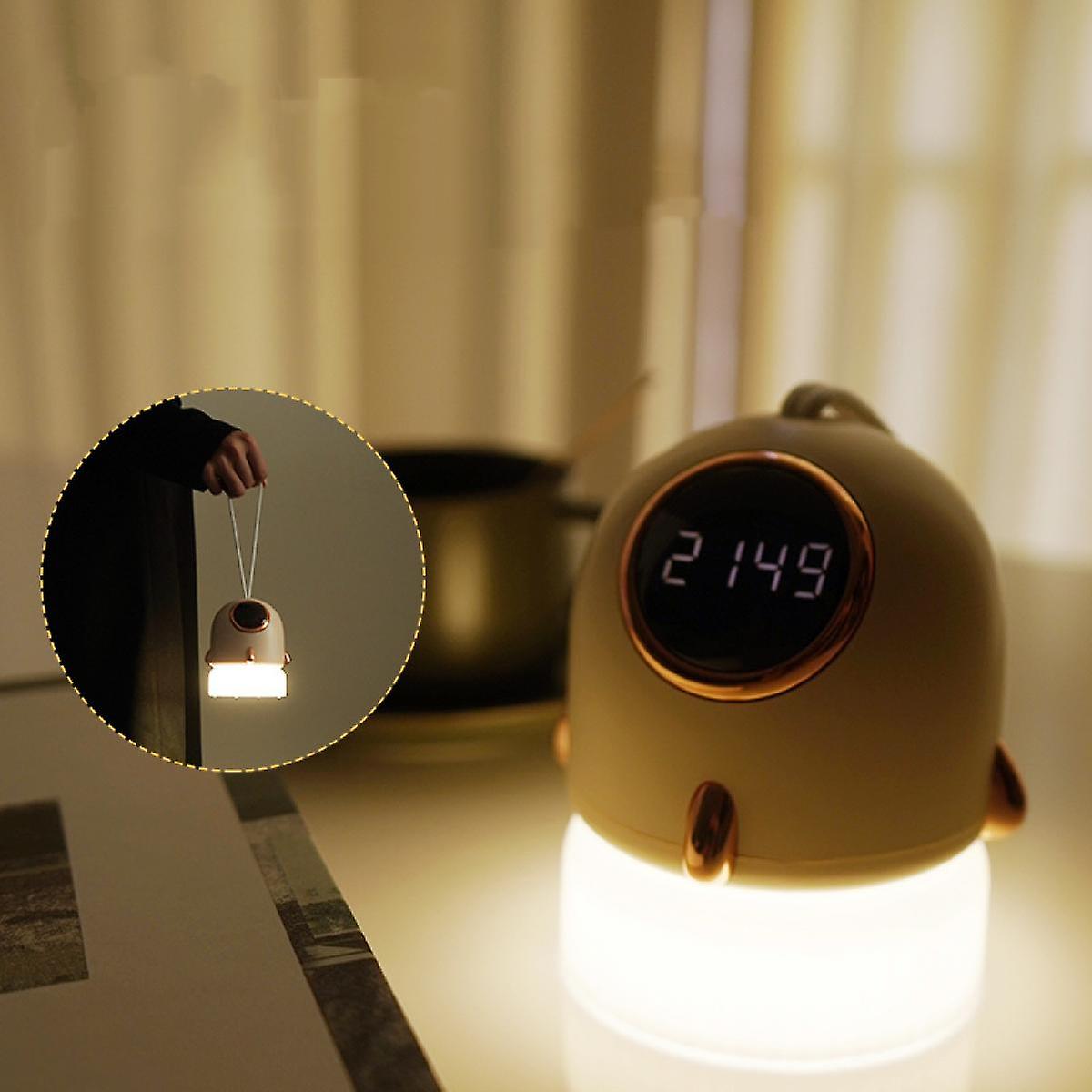 2pcs Space Capsule Star Light Projection Light Air Projection Lamp Bedside Lamp Clock Lamp