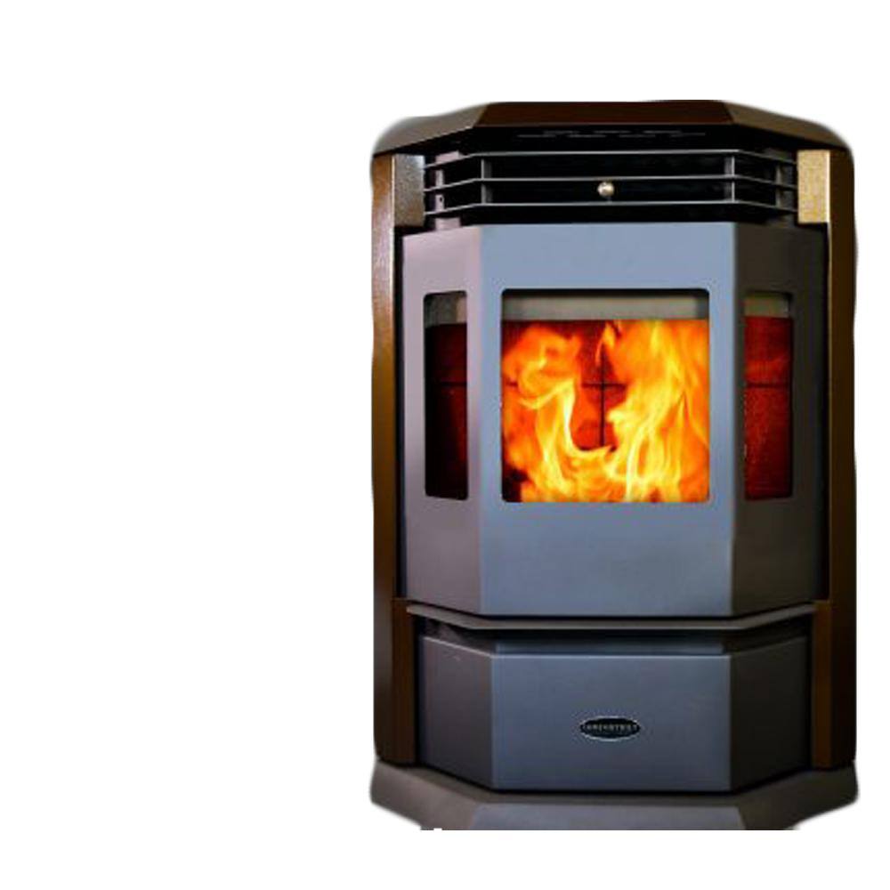 ComfortBilt 2800 sq. ft. EPA Certified Pellet Stove with 55 lbs. Hopper and Auto Ignition in Brown HP22-Brown