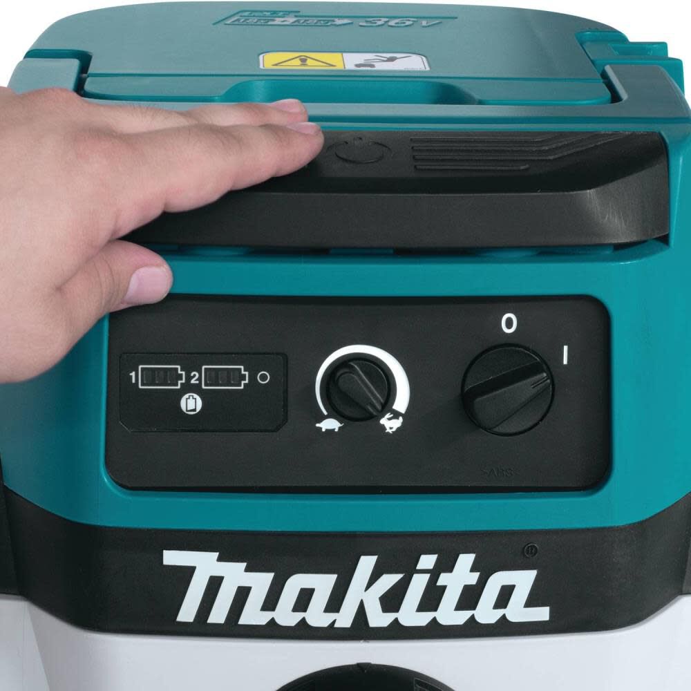 Makita 18V X2 LXT 36V /Corded 2.1 Gallon HEPA Dry Dust Extractor/Vacuum Kit XCV04PT from Makita