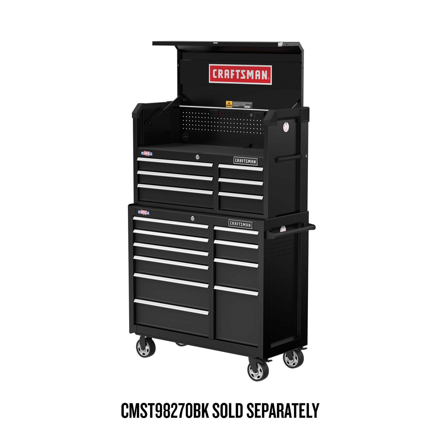 Craftsman S2000 41 in. 6 drawer Steel Tool Chest 28 in. H X 18.75 in. D