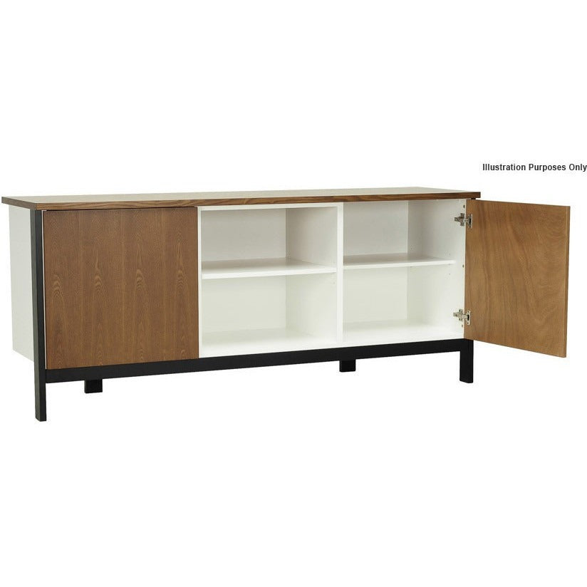 JARVY Sideboard Buffet 186cm - Natural & Grey