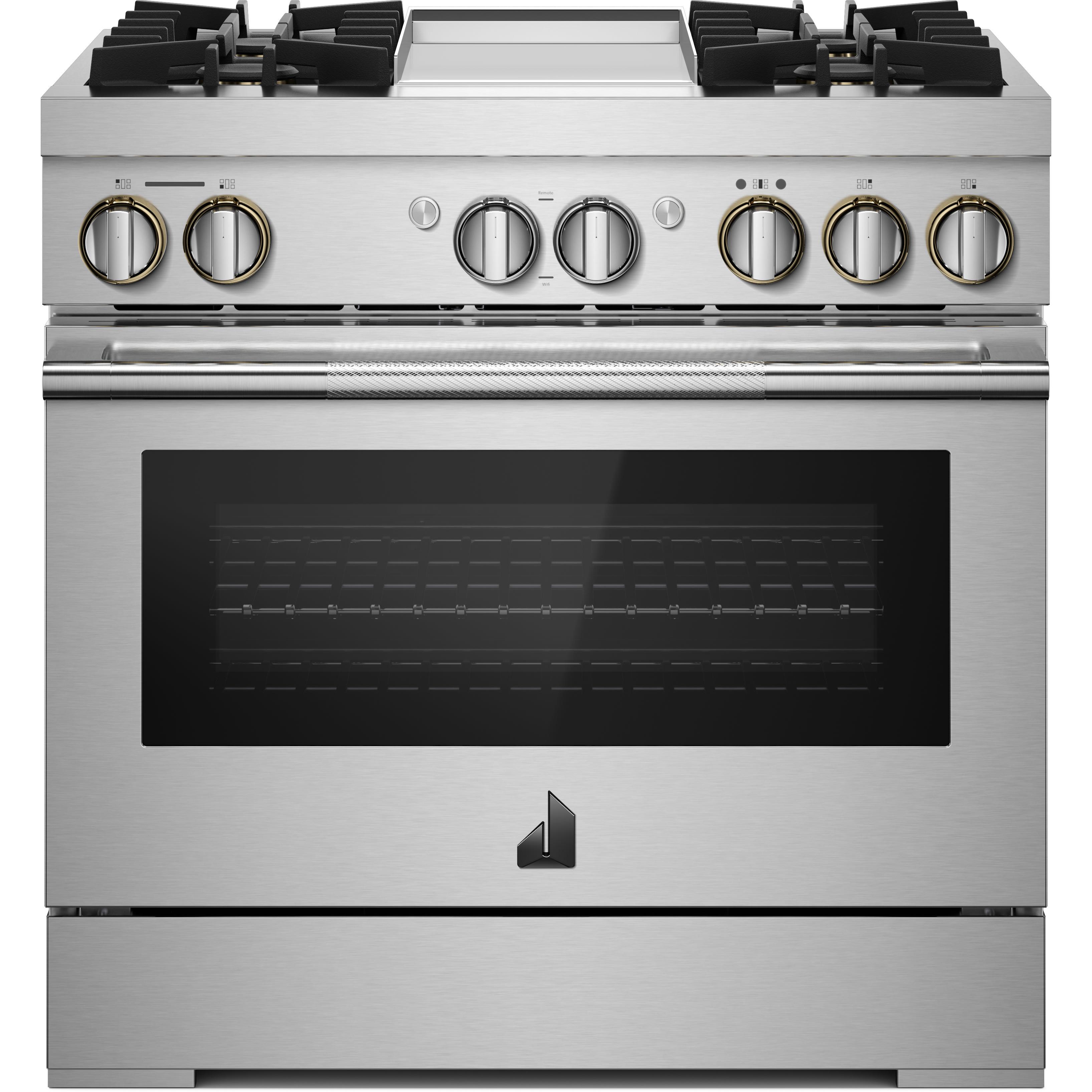 JennAir 36-inch Freestanding Dua-Fuel Range with JennAir® Culinary Center JDSP536HL