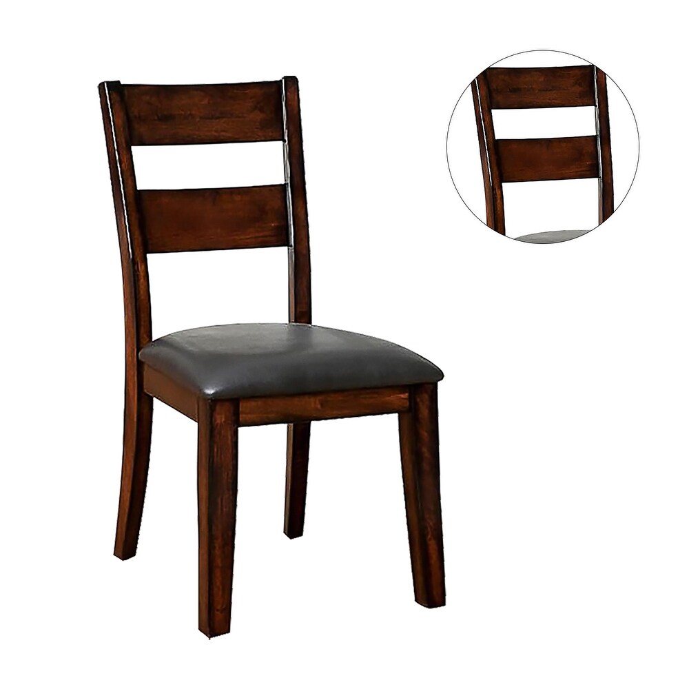 Set of 2 Dining Chair in Dark Cherry