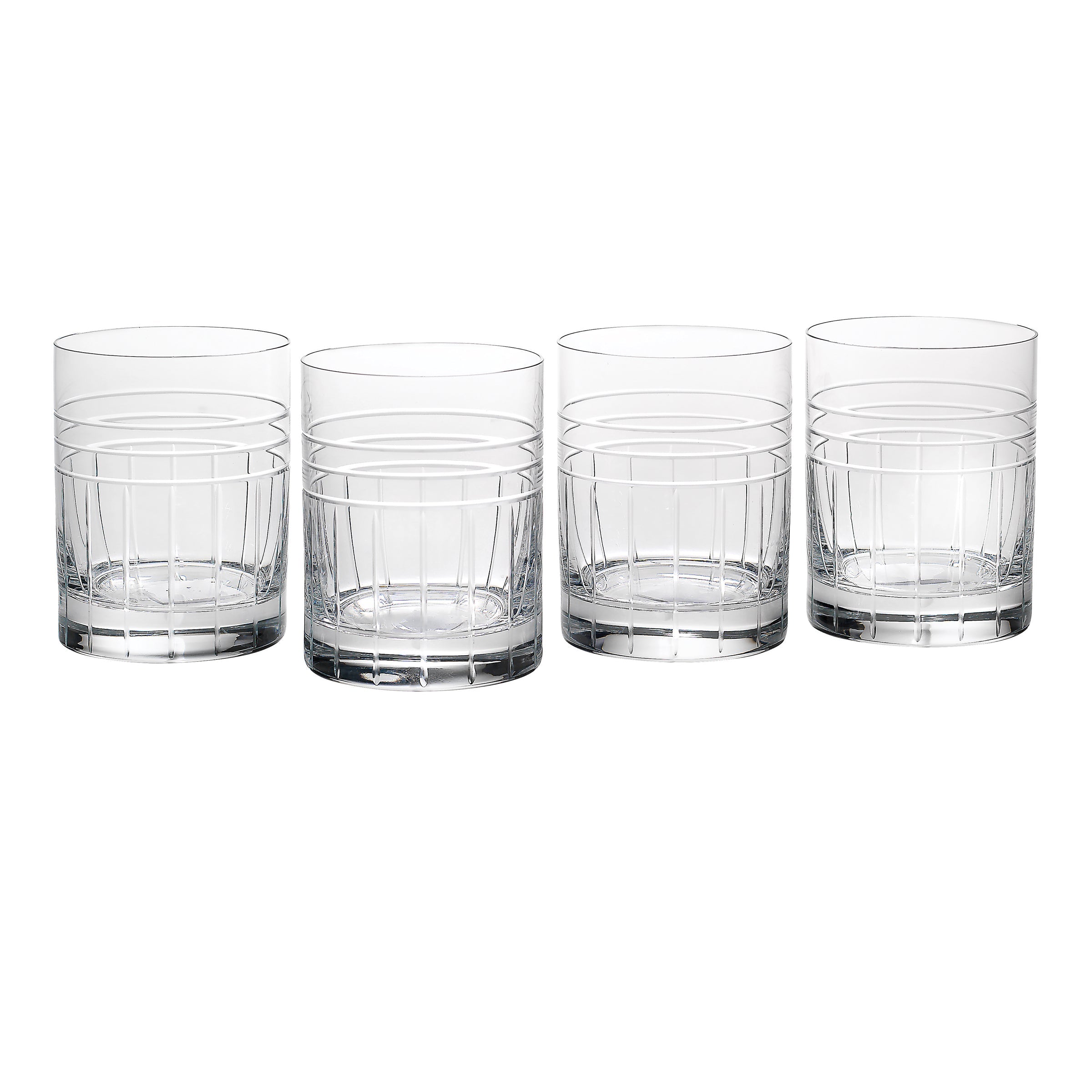 Tempo Crystal DOF Glasses, Set of 4