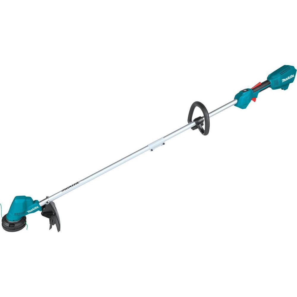 Makita 18-Volt X2 (36V) LXT Cordless 21 in. Self-Propelled Lawn Mower Kit (4 Batteries 5.0Ah) with bonus 13 in. String Trimmer XML11CT1-XRU23Z