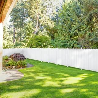 Veranda Bridgeport 6 ft. H x 6 ft. W White Vinyl Privacy Fence Panel 359464