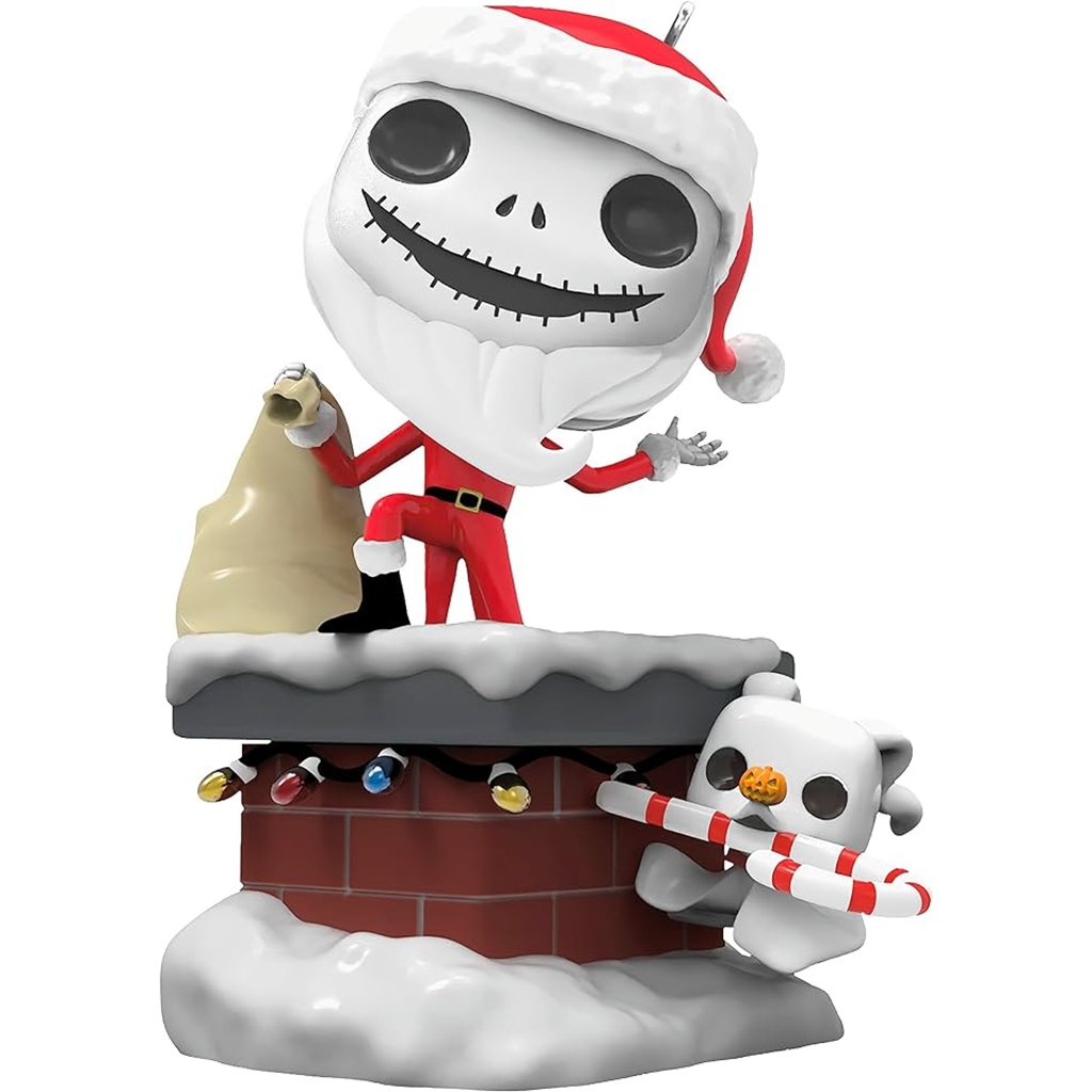 Hallmark  2023 Keepsake Ornament The Nightmare Before Christmas Jack Skellington and Zero Funko POP!,