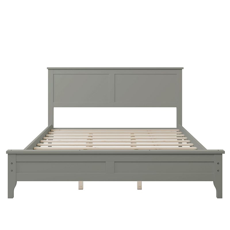 Merax Modern Solid Wood Platform Bed