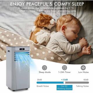 Gymax 10000BTU 3-in-1 Portable Air Conditioner Air Cooler with DryingFanSleep Mode GYMHD0124