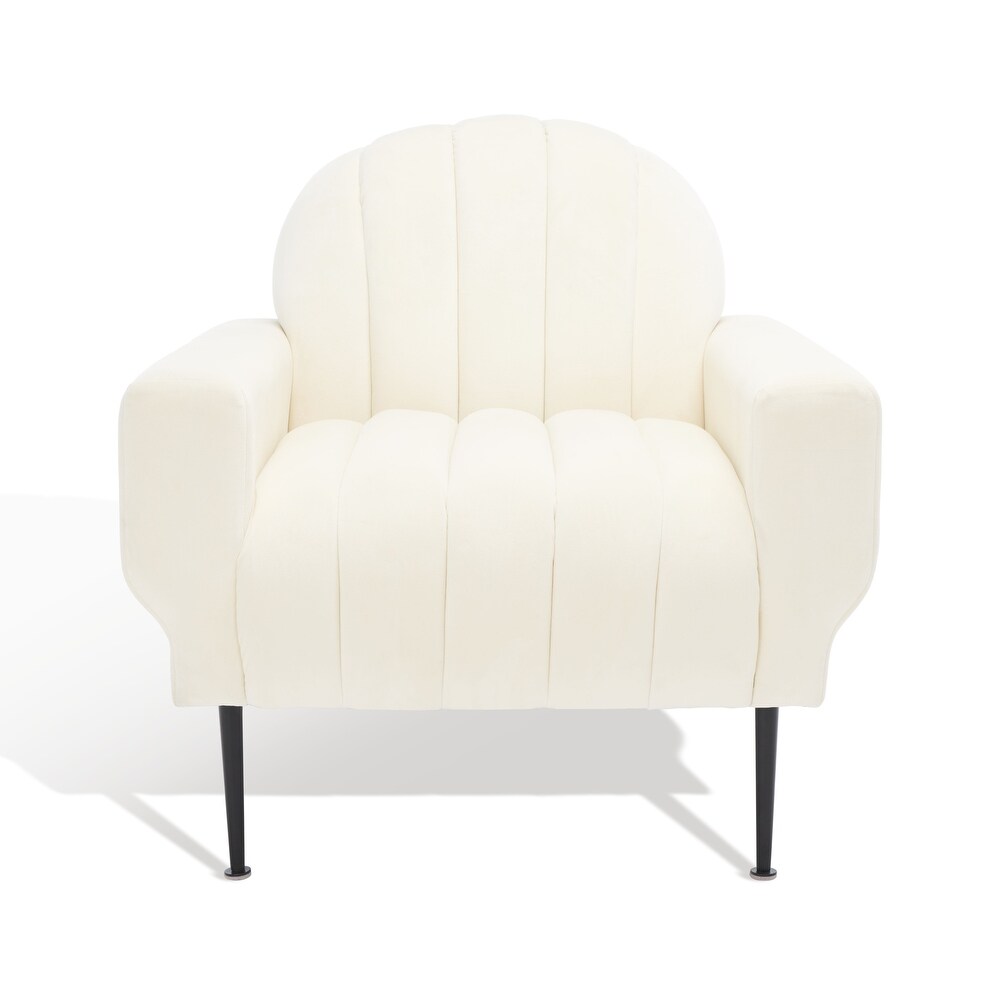 SAFAVIEH Couture Josh Channel Tufted Accent Chair   33\