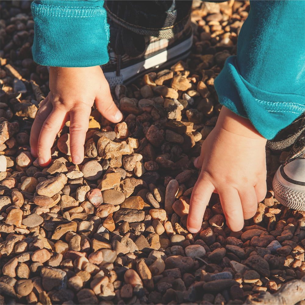 Landscape Rock &amp; Pea Gravel, Decorative Garden Stones for Landscaping 3/8"