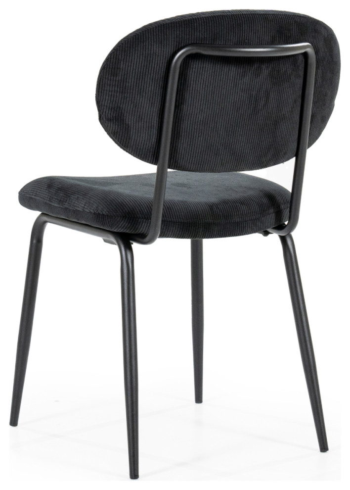 Fabric Upholstered Dining Chair  2  By Boo Cosmo   Midcentury   Dining Chairs   by Oroa   Distinctive Furniture  Houzz