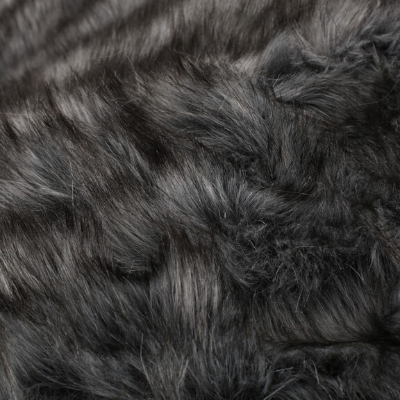 Schley Modern Glam 5 Foot Short Faux Fur Bean Bag ...